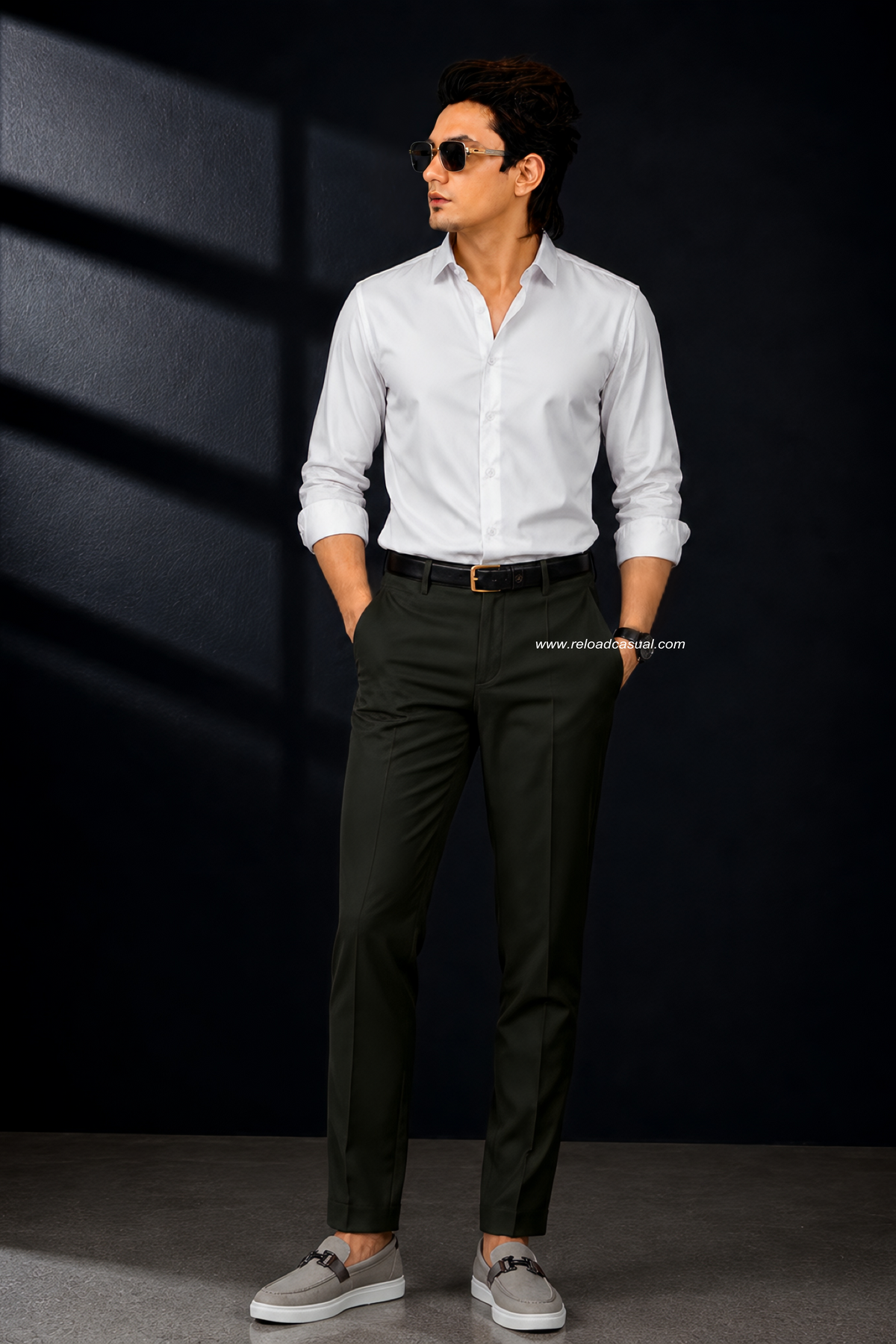 Premium Satin Shirt & Adjustable Pant Combo