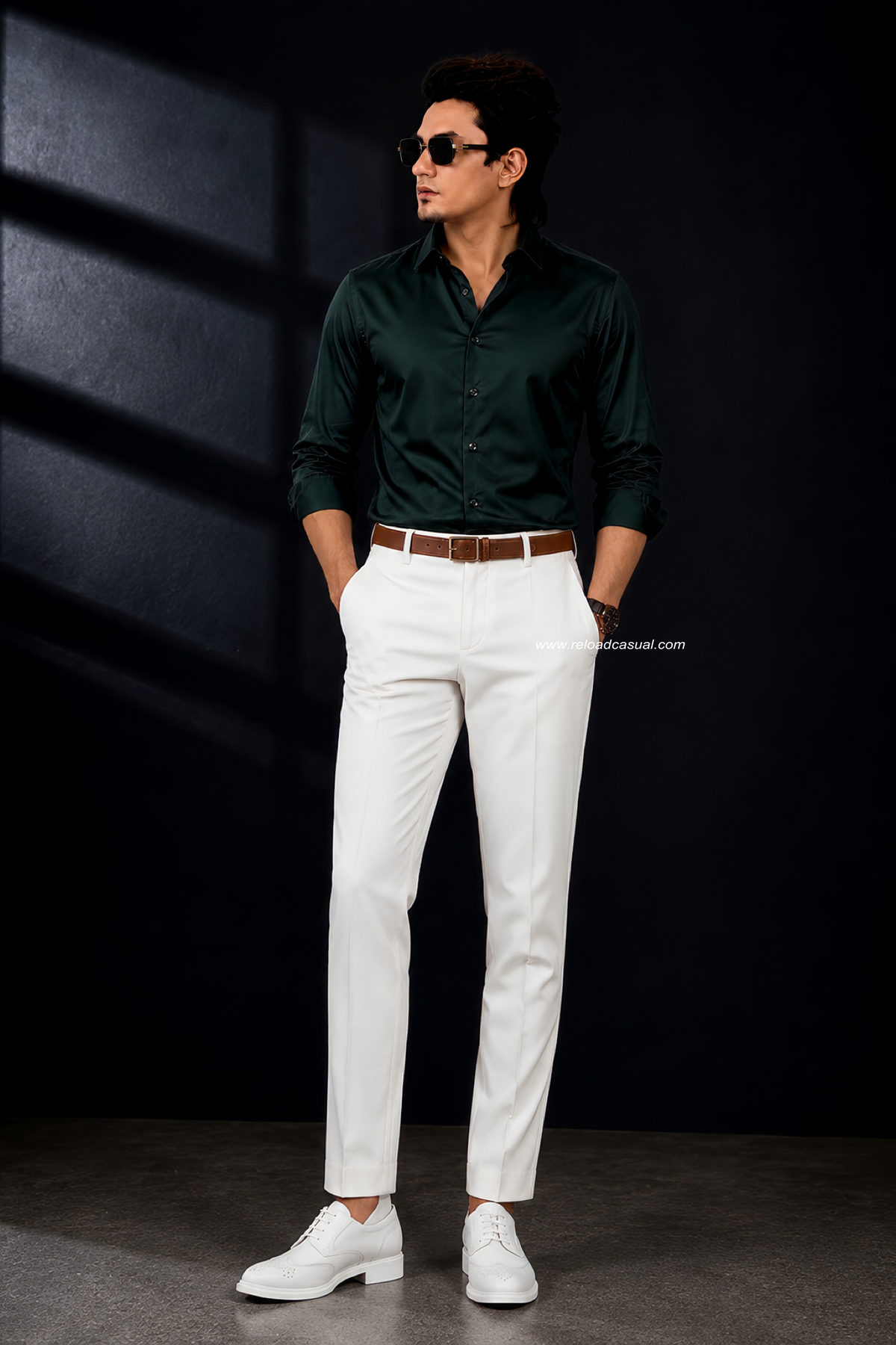 Premium Satin Shirt & Adjustable Pant Combo