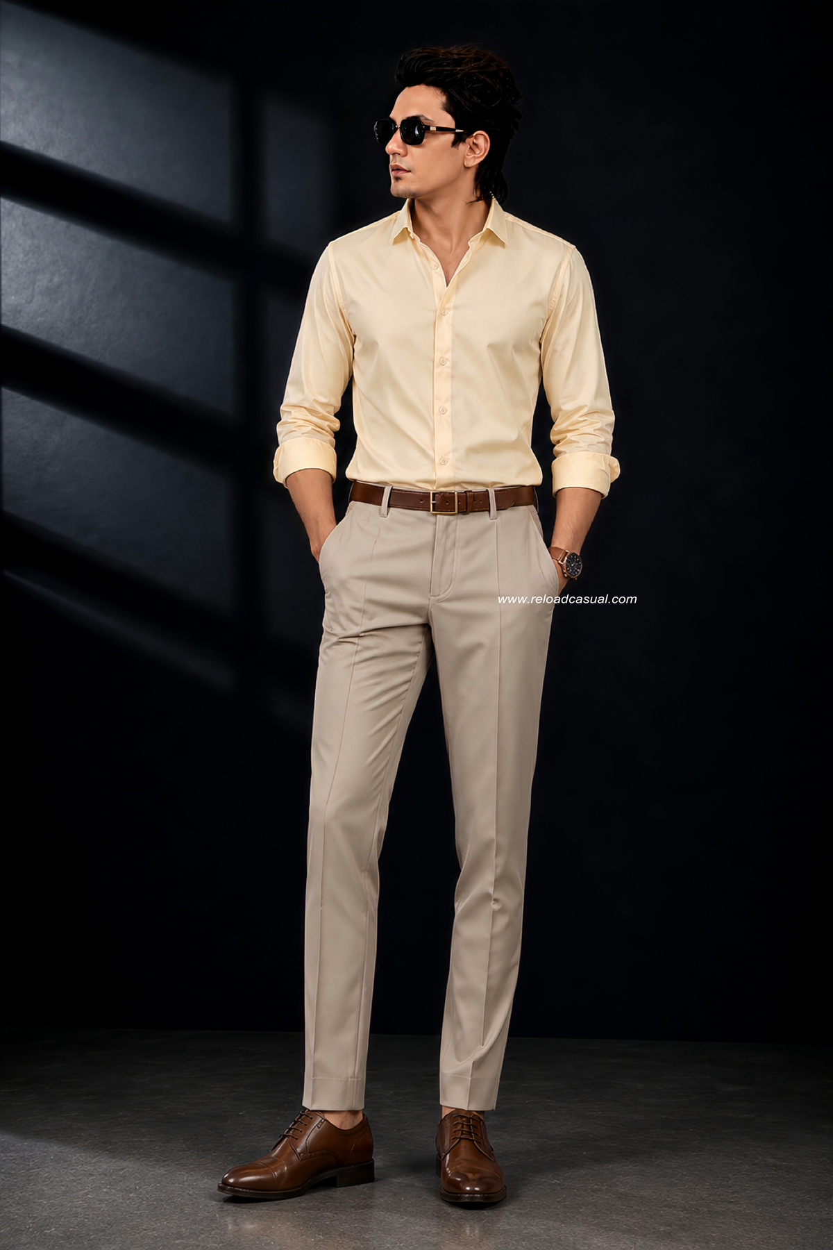 Premium Satin Shirt & Adjustable Pant Combo