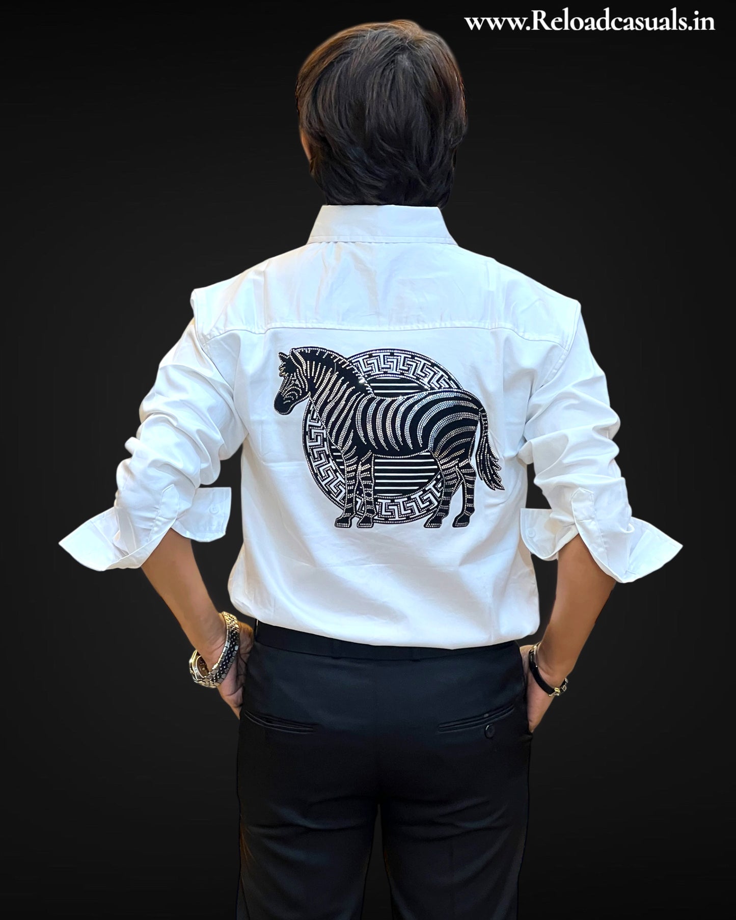 Iconic Zebra Motif Shirt