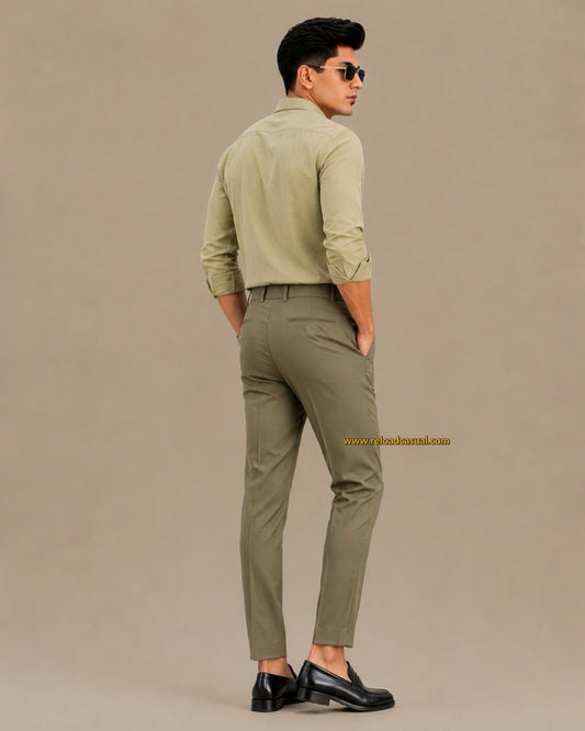 Men's Oxford Breathable Shirt + Hidden Zip Pocket Pant Combo