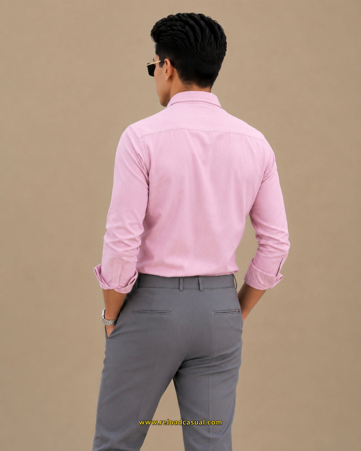 Men's Oxford Breathable Shirt + Hidden Zip Pocket Pant Combo