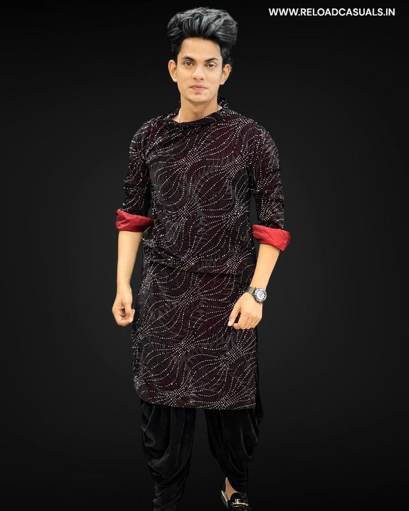 Unique Diamond Designer Work Kurta