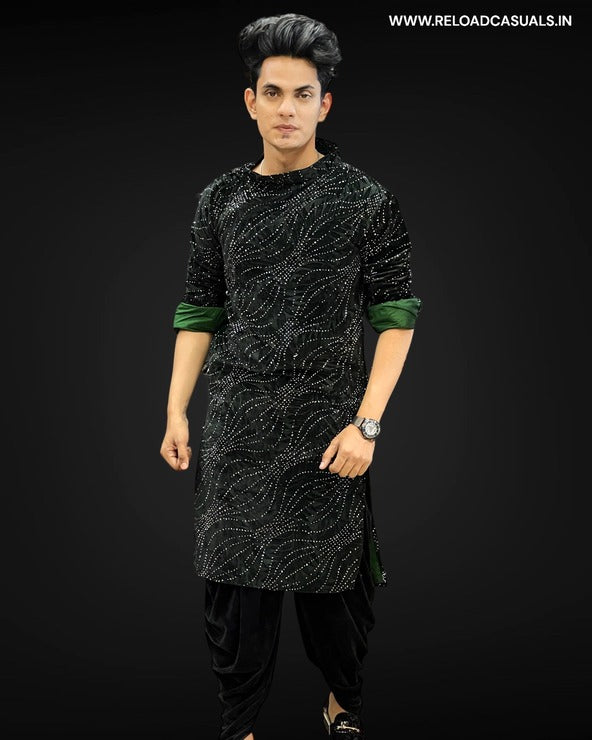 Unique Diamond Designer Work Kurta