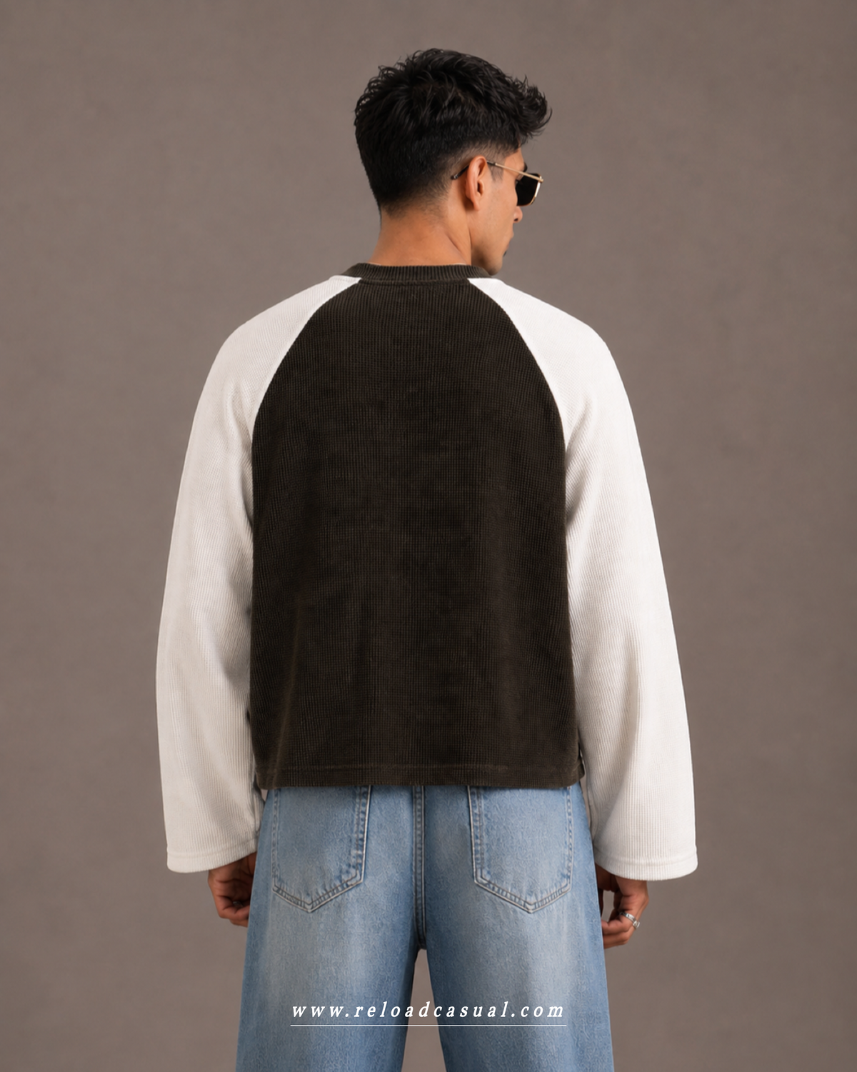 Boxy Fit Velvet Waffle T-shirt
