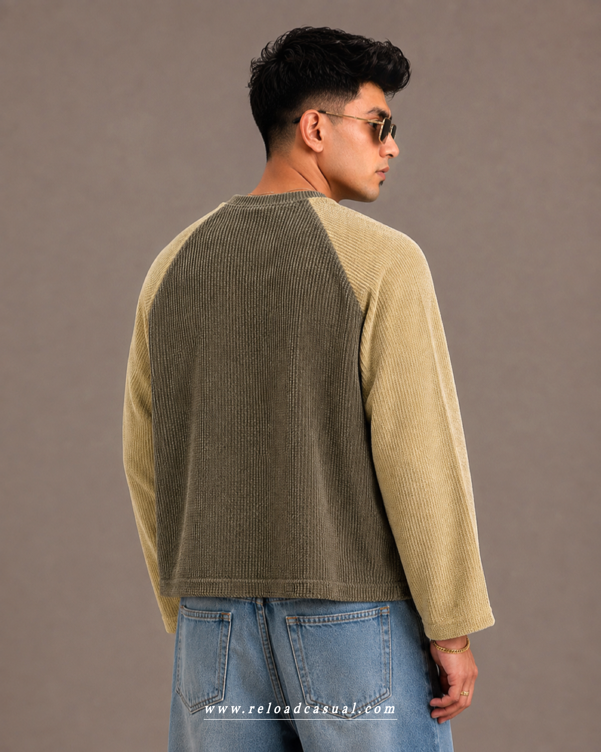 Boxy Fit Velvet Waffle T-shirt