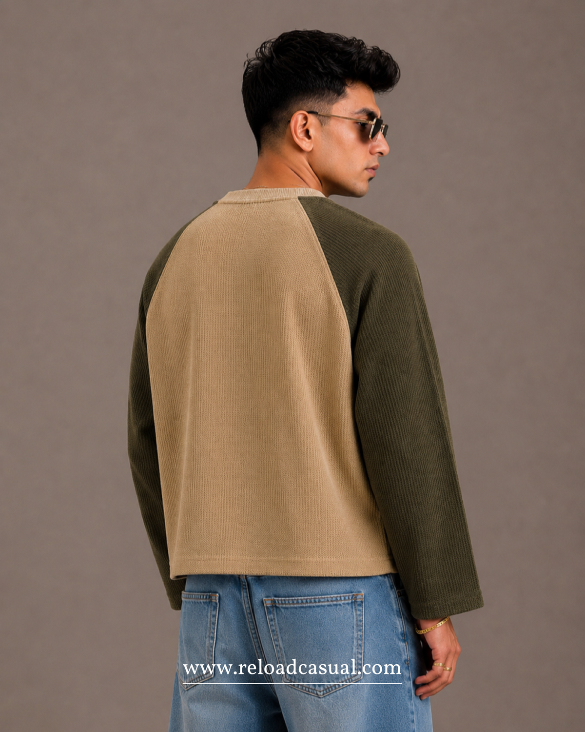 Boxy Fit Velvet Waffle T-shirt