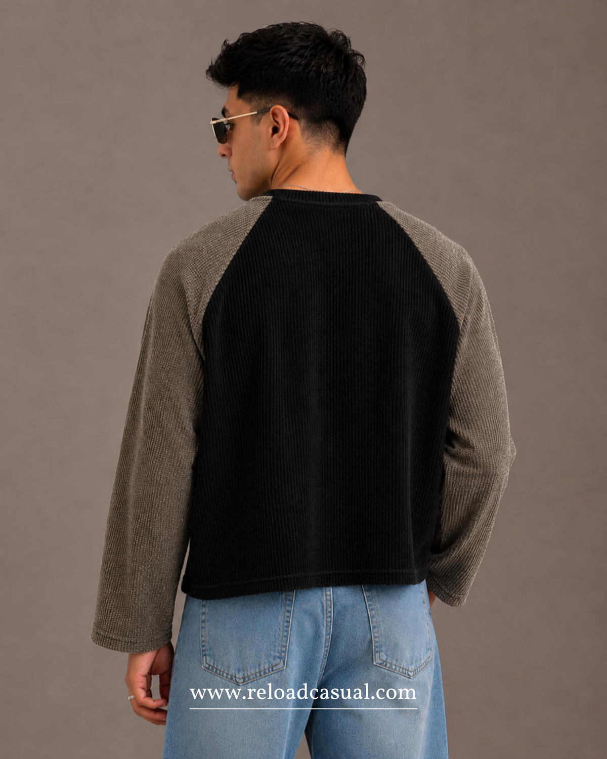 Boxy Fit Velvet Waffle T-shirt