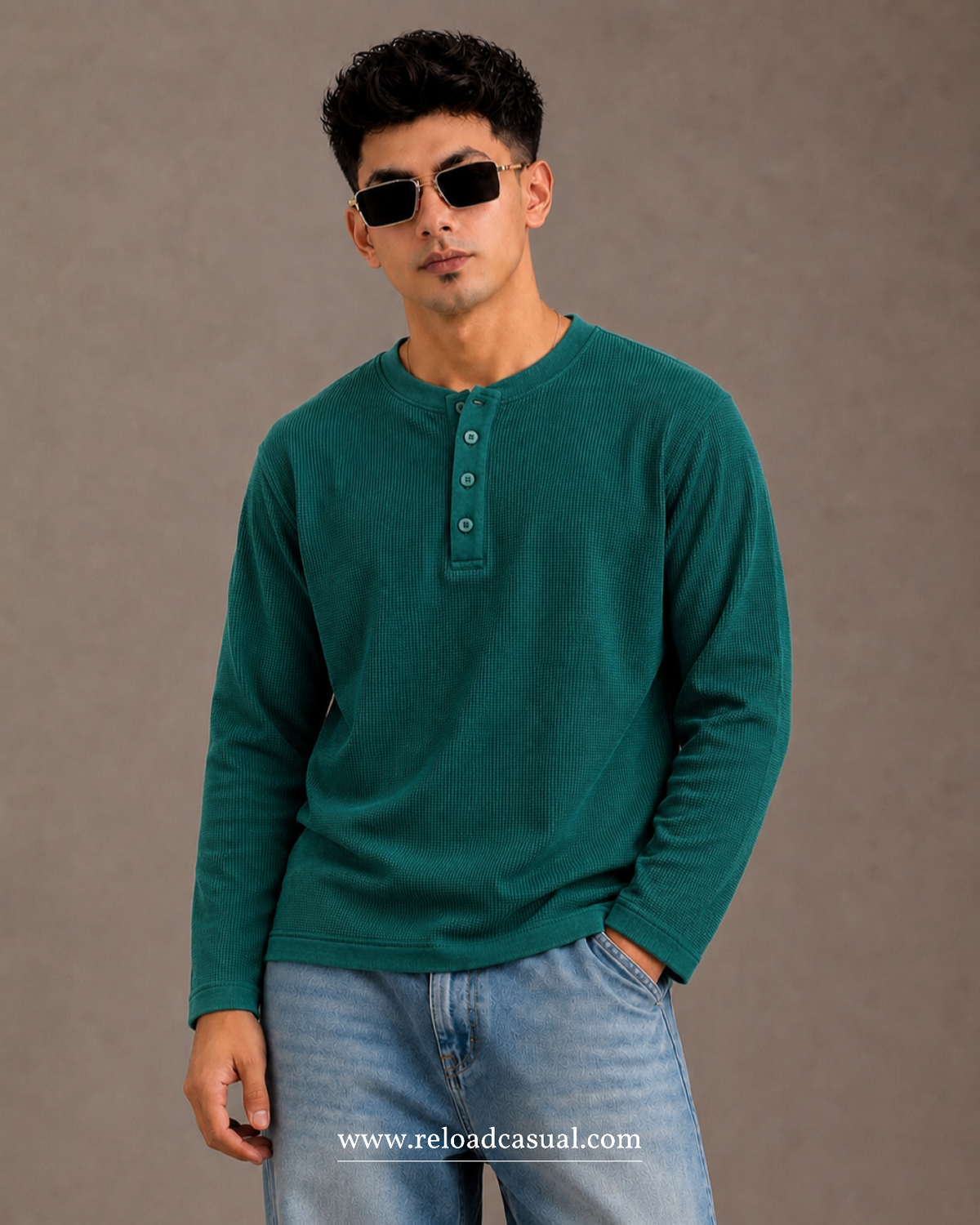 Henley Waffle T-shirt