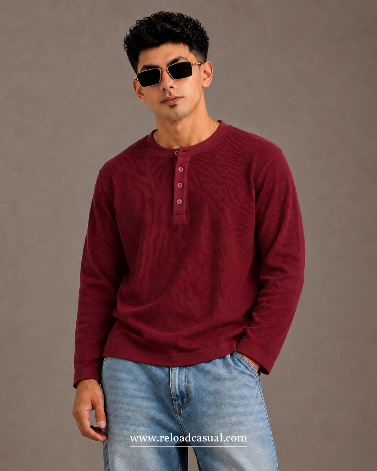 Henley Waffle T-shirt