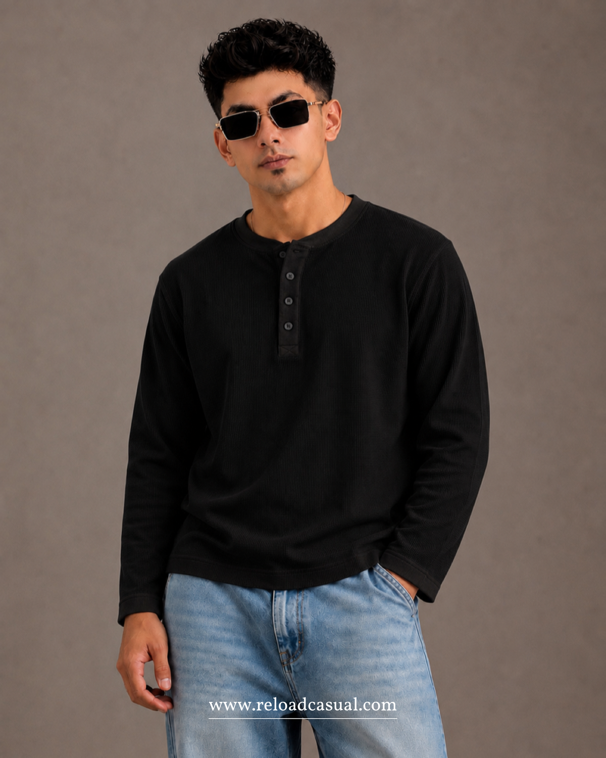 Henley Waffle T-shirt