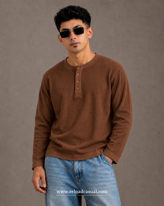 Henley Waffle T-shirt