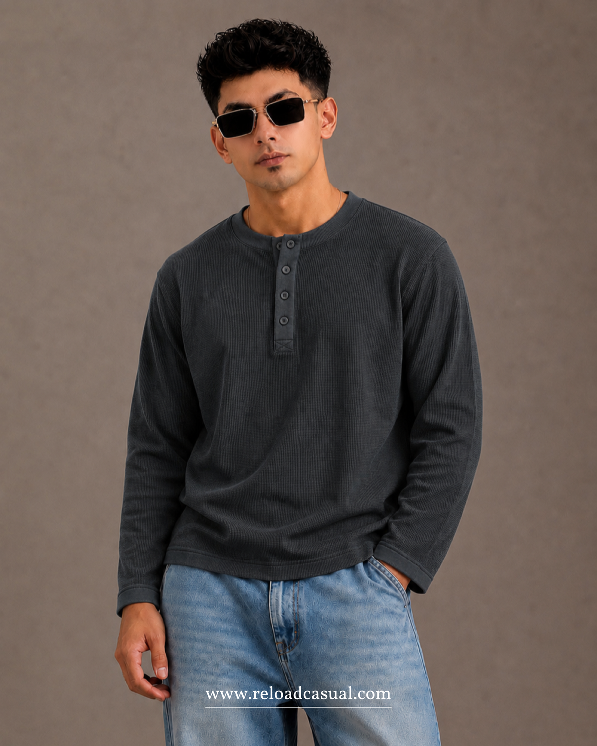 Henley Waffle T-shirt