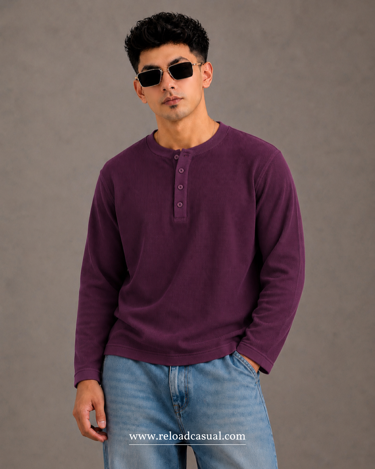 Henley Waffle T-shirt