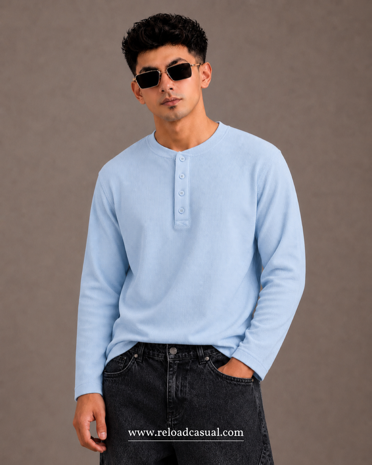 Henley Waffle T-shirt