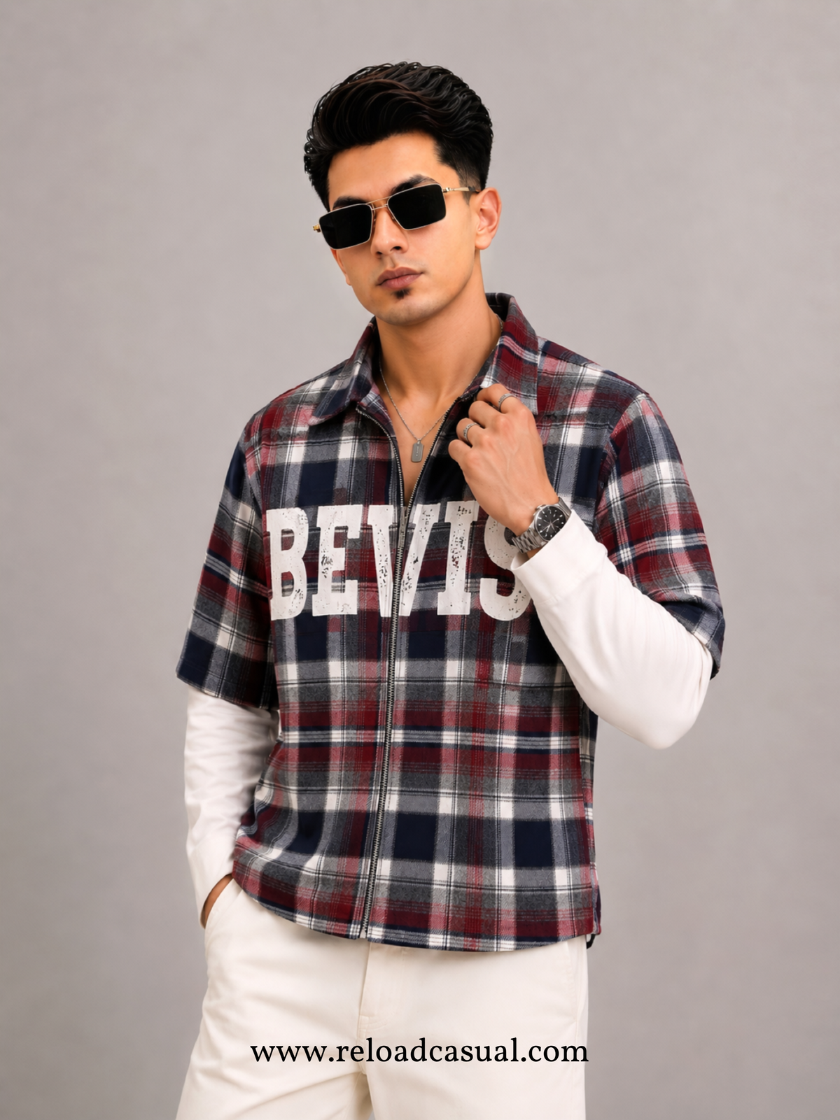 Bevis Boxy Ham Zip Shirt