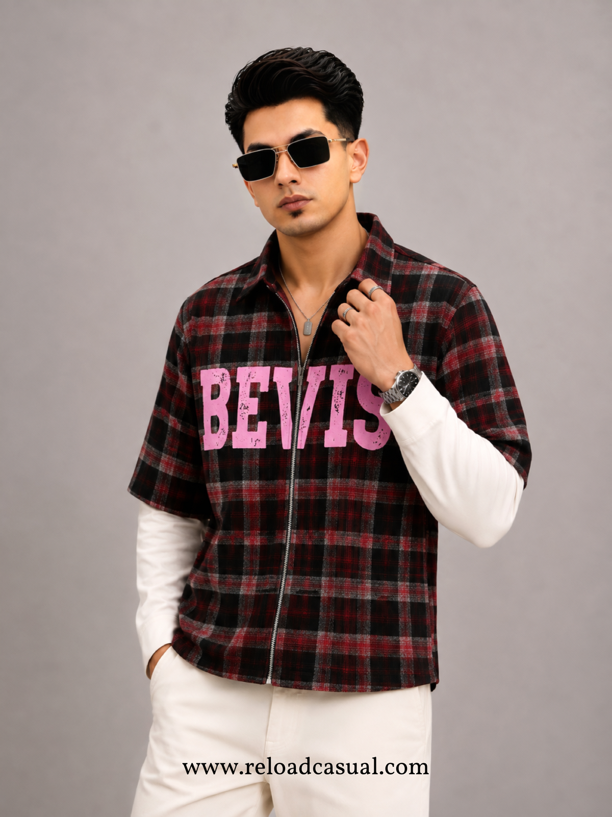 Bevis Boxy Ham Zip Shirt