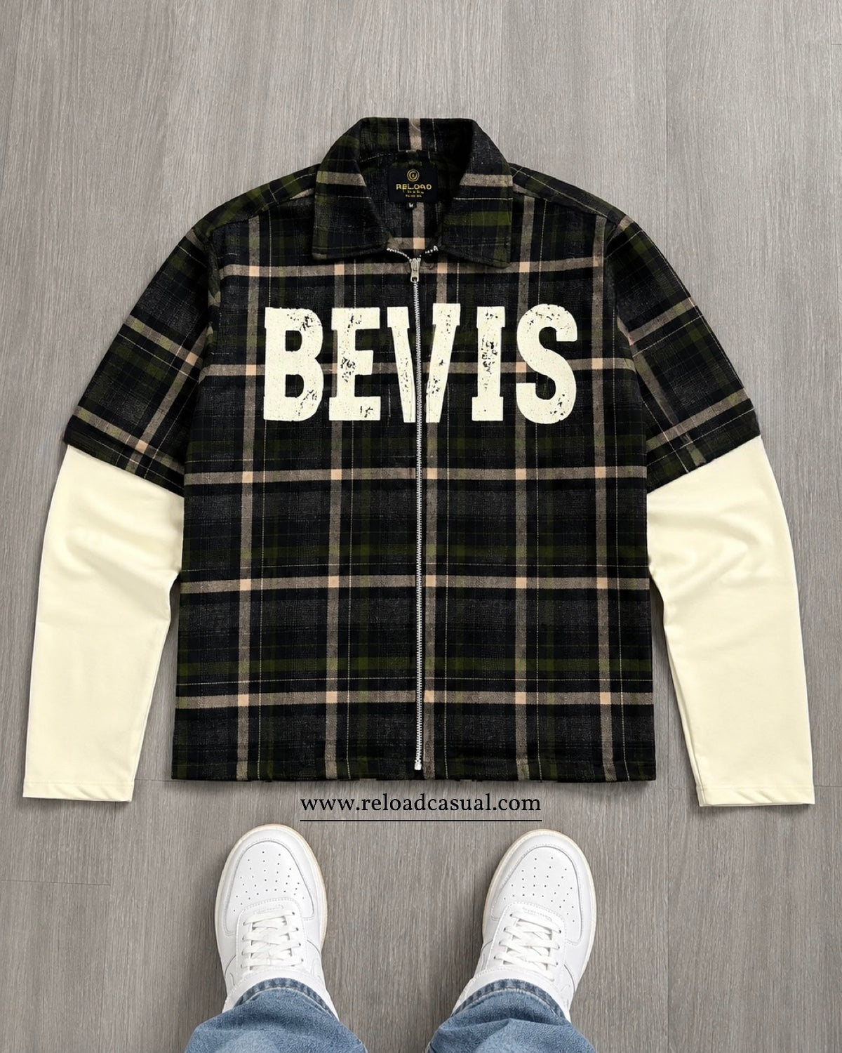 Bevis Boxy Ham Zip Shirt