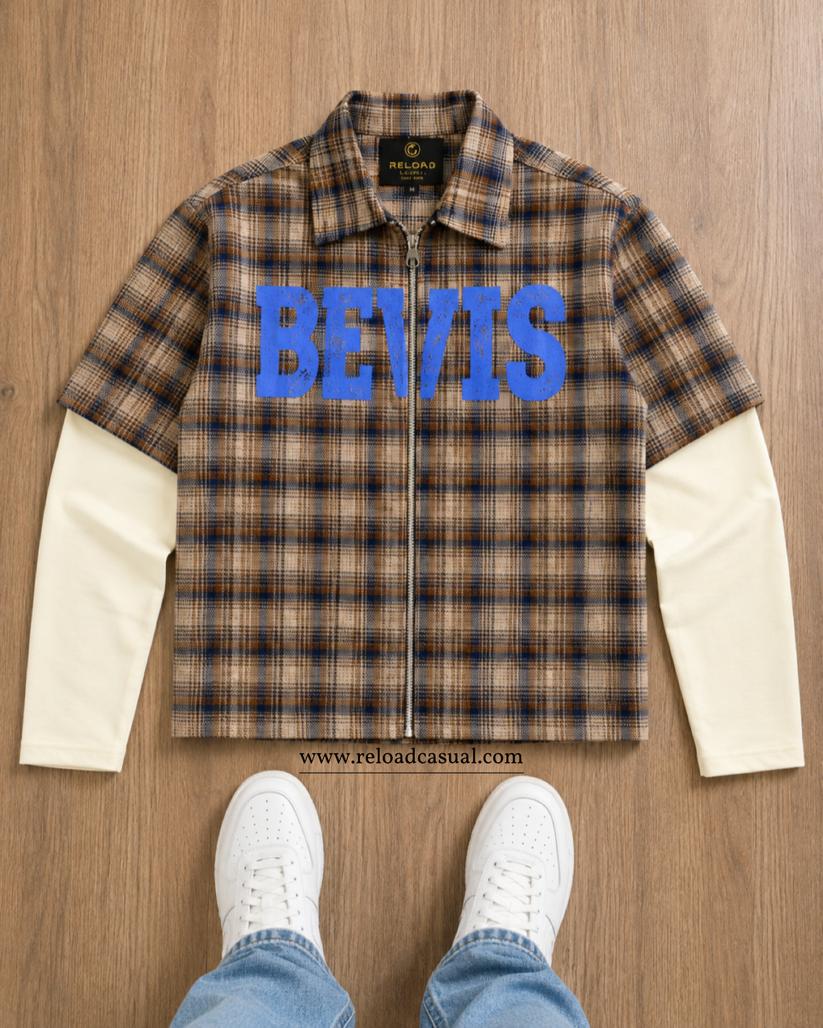 Bevis Boxy Ham Zip Shirt