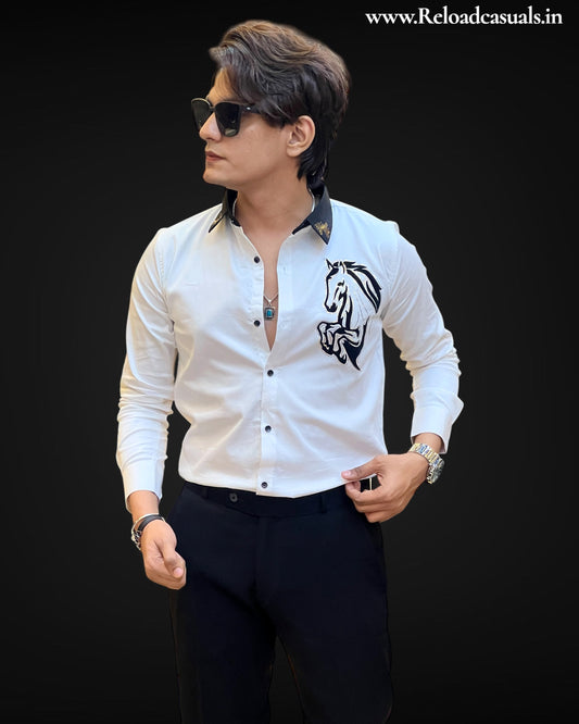 Gallop Velvet Casual Shirt
