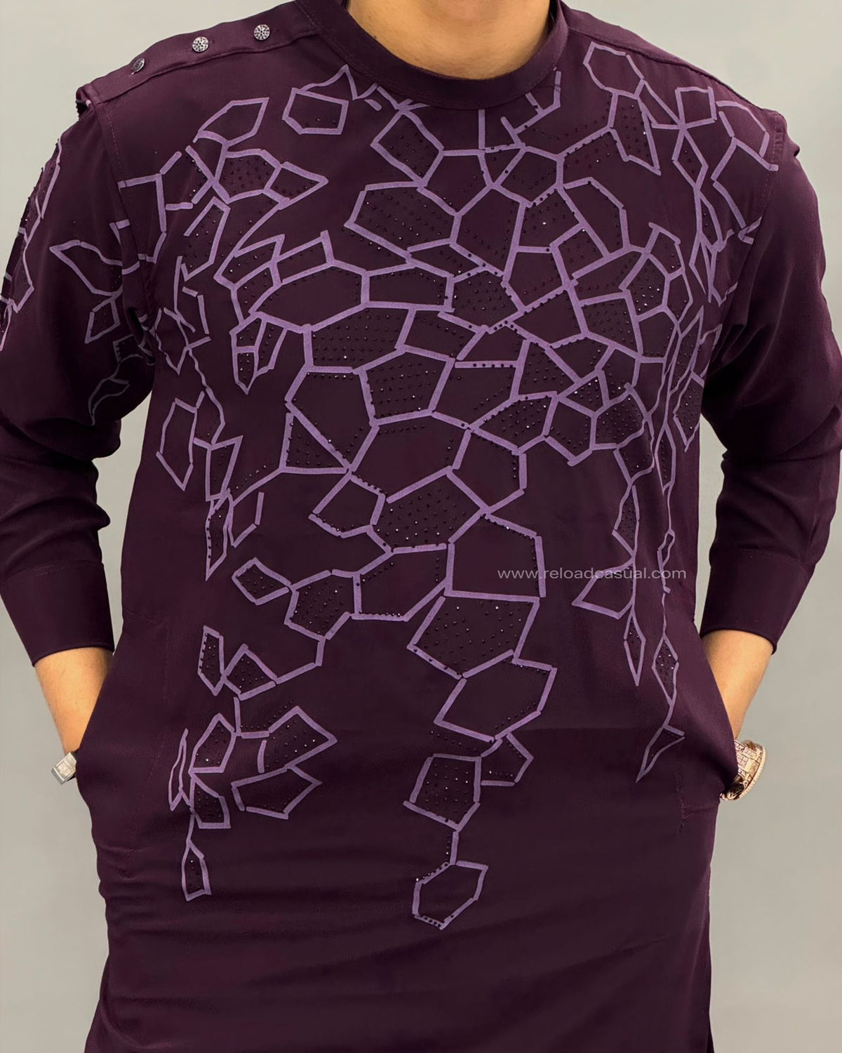 Geometric Print modern Textured kurta Combo