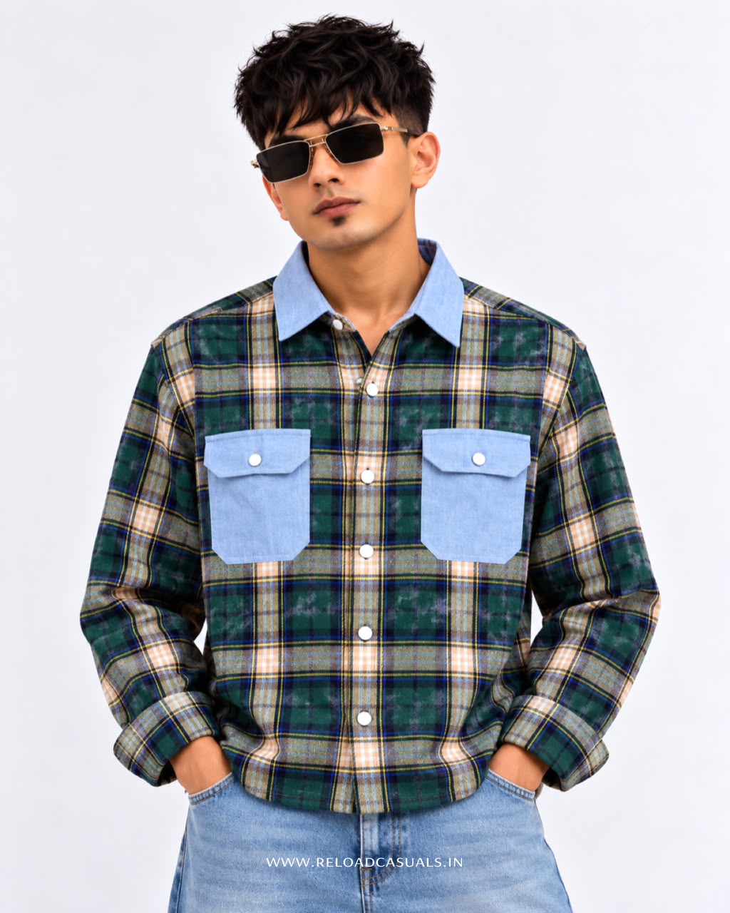 Men’s Classic Check Flap Pocket Shirt