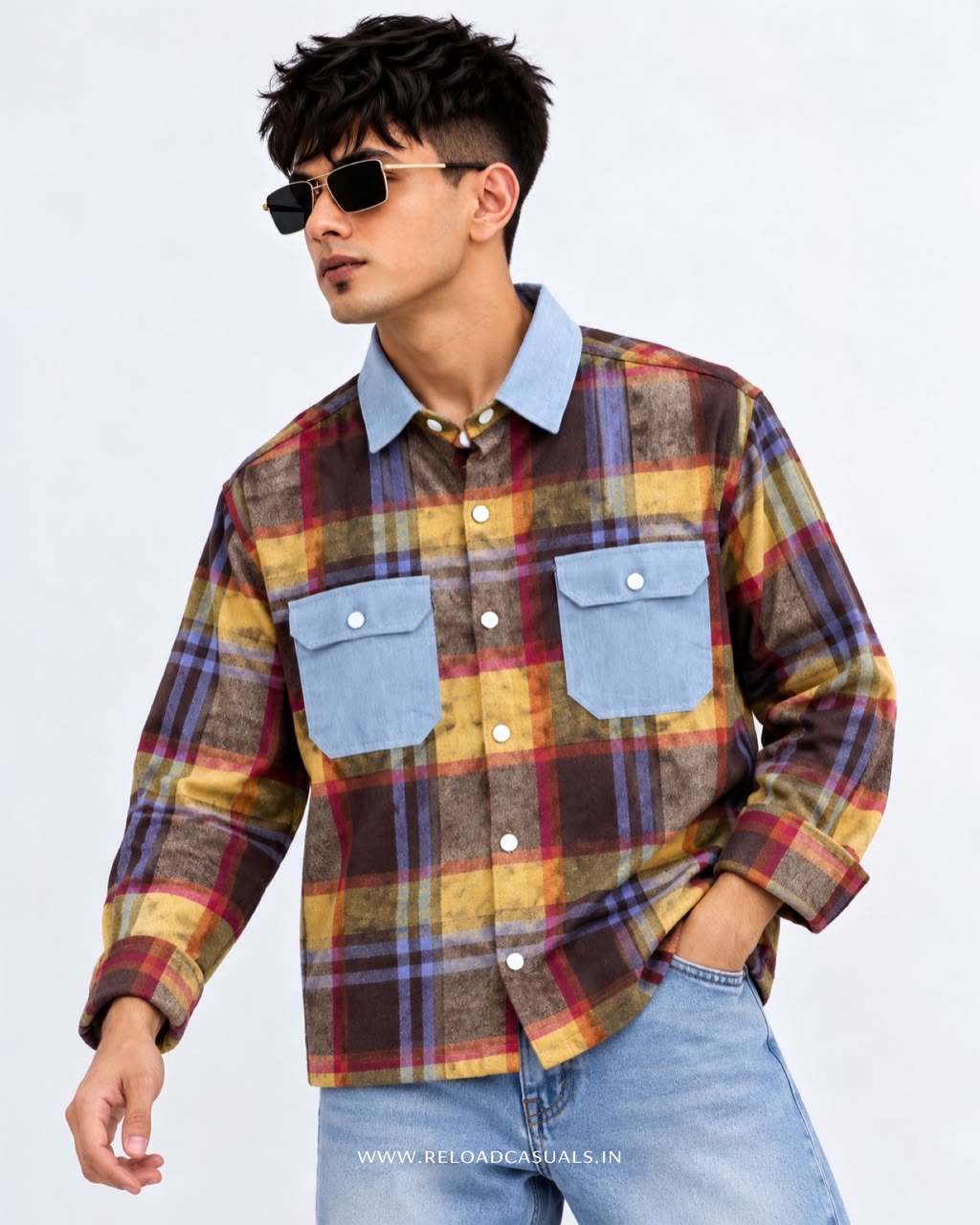 Men’s Classic Check Flap Pocket Shirt