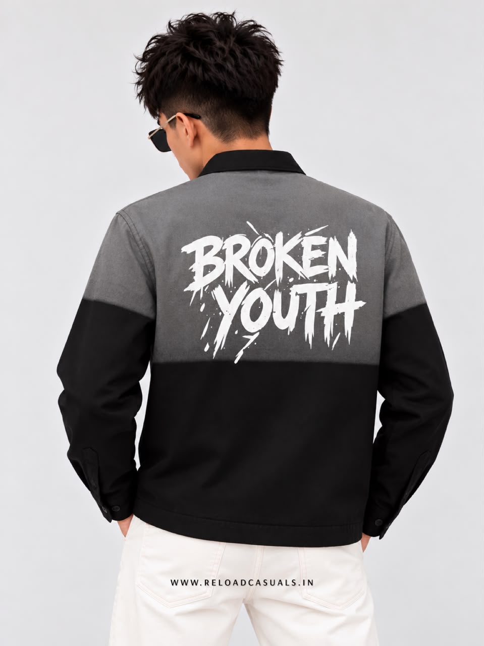 Men’s Broken Youth Buckle Detail Boxy Fit Shirt