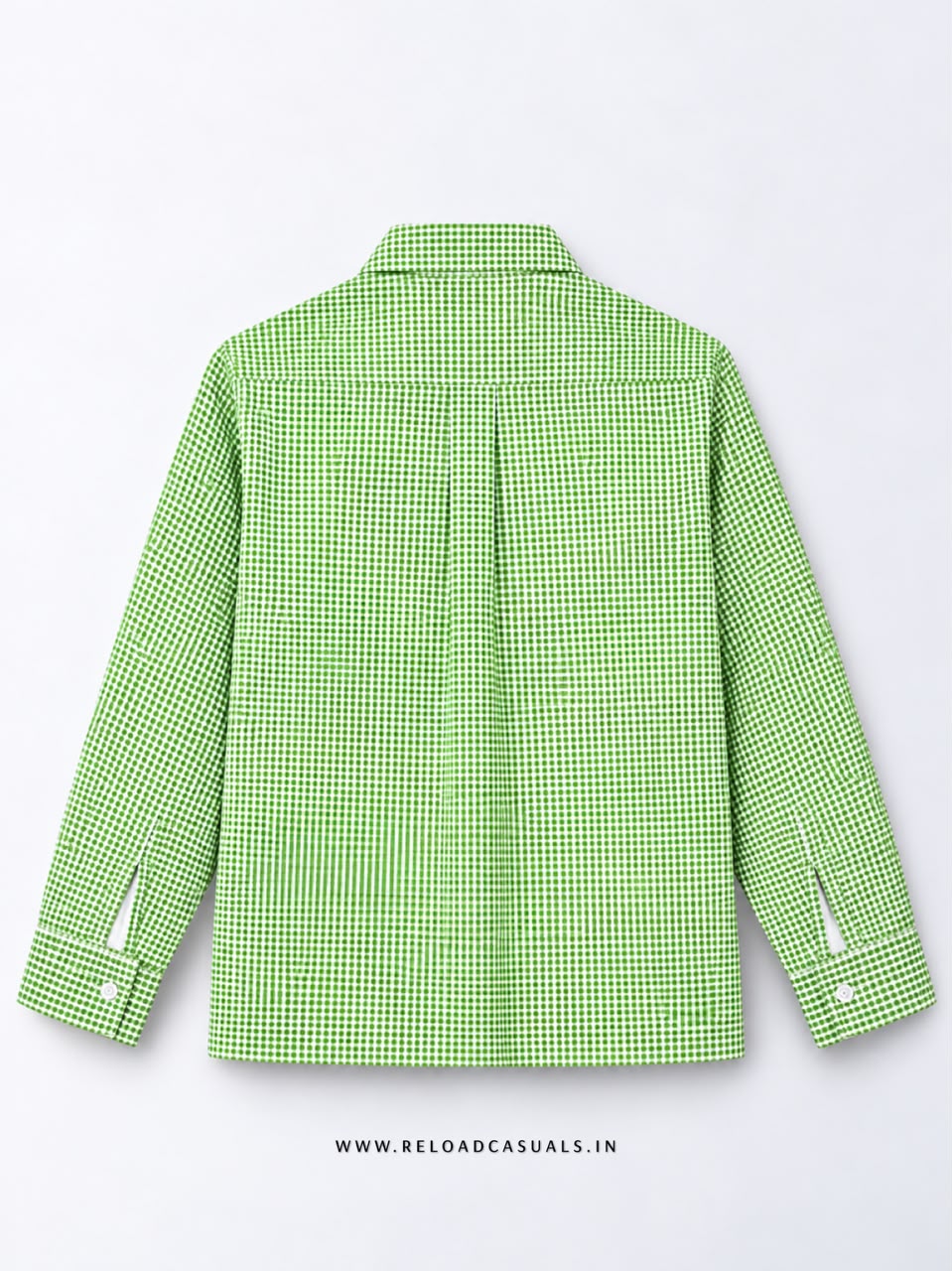 Men’s Sunflower Print Buckle Boxy Check Shirt