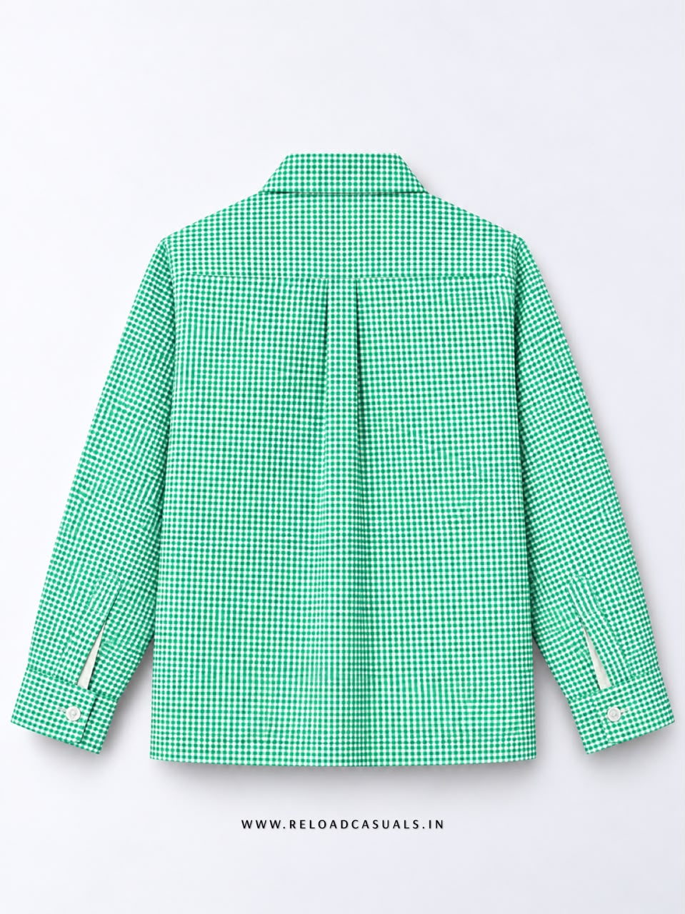 Men’s Sunflower Print Buckle Boxy Check Shirt