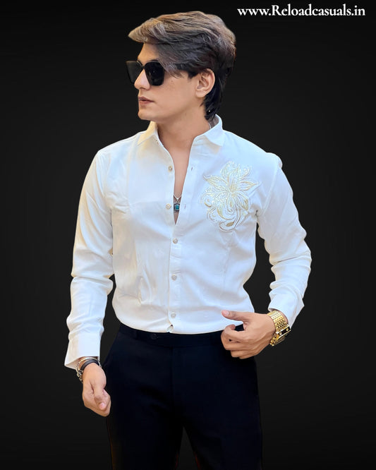 Fresh Flora Embroidered Shirts