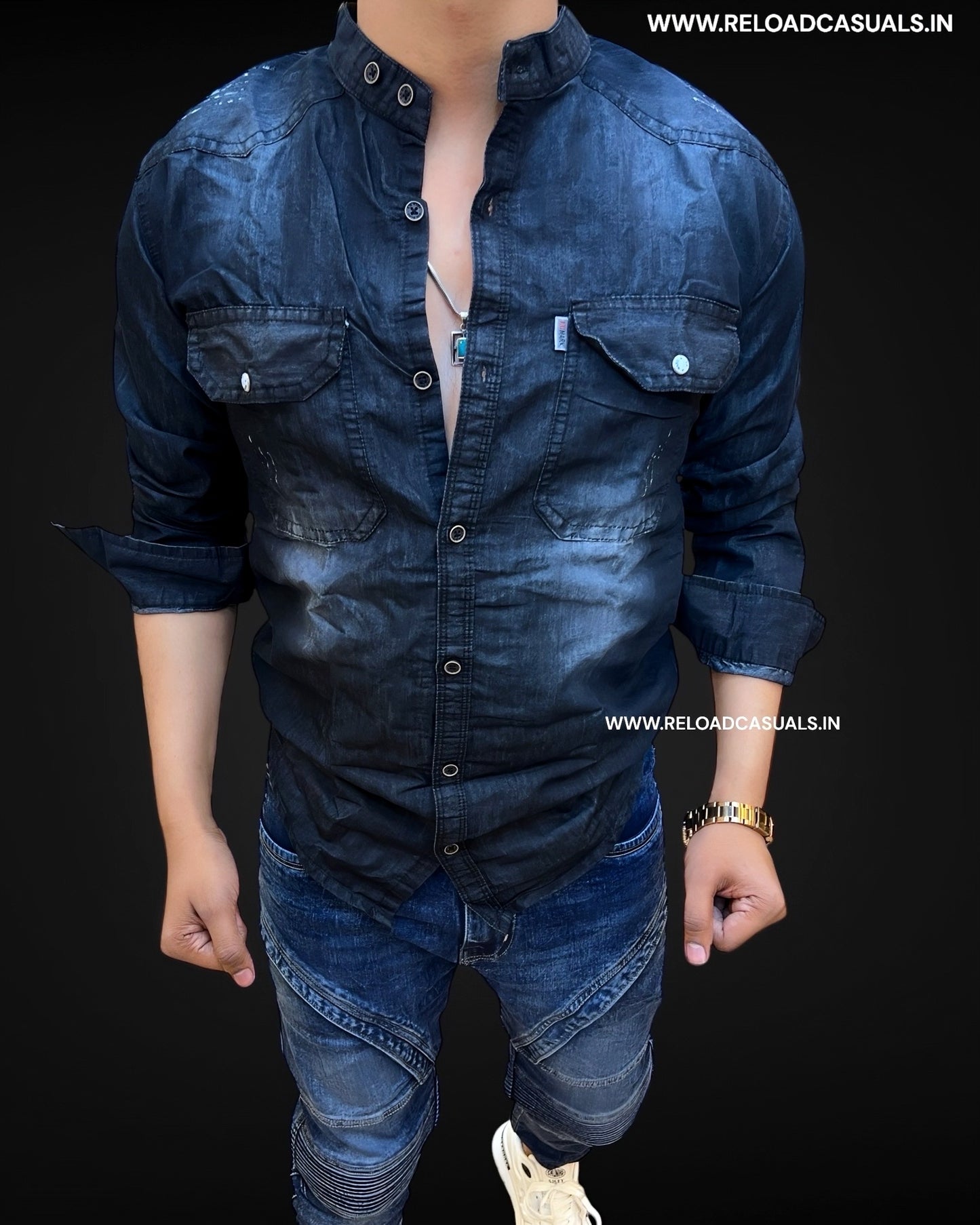 Classic Comfort Denim Shirt