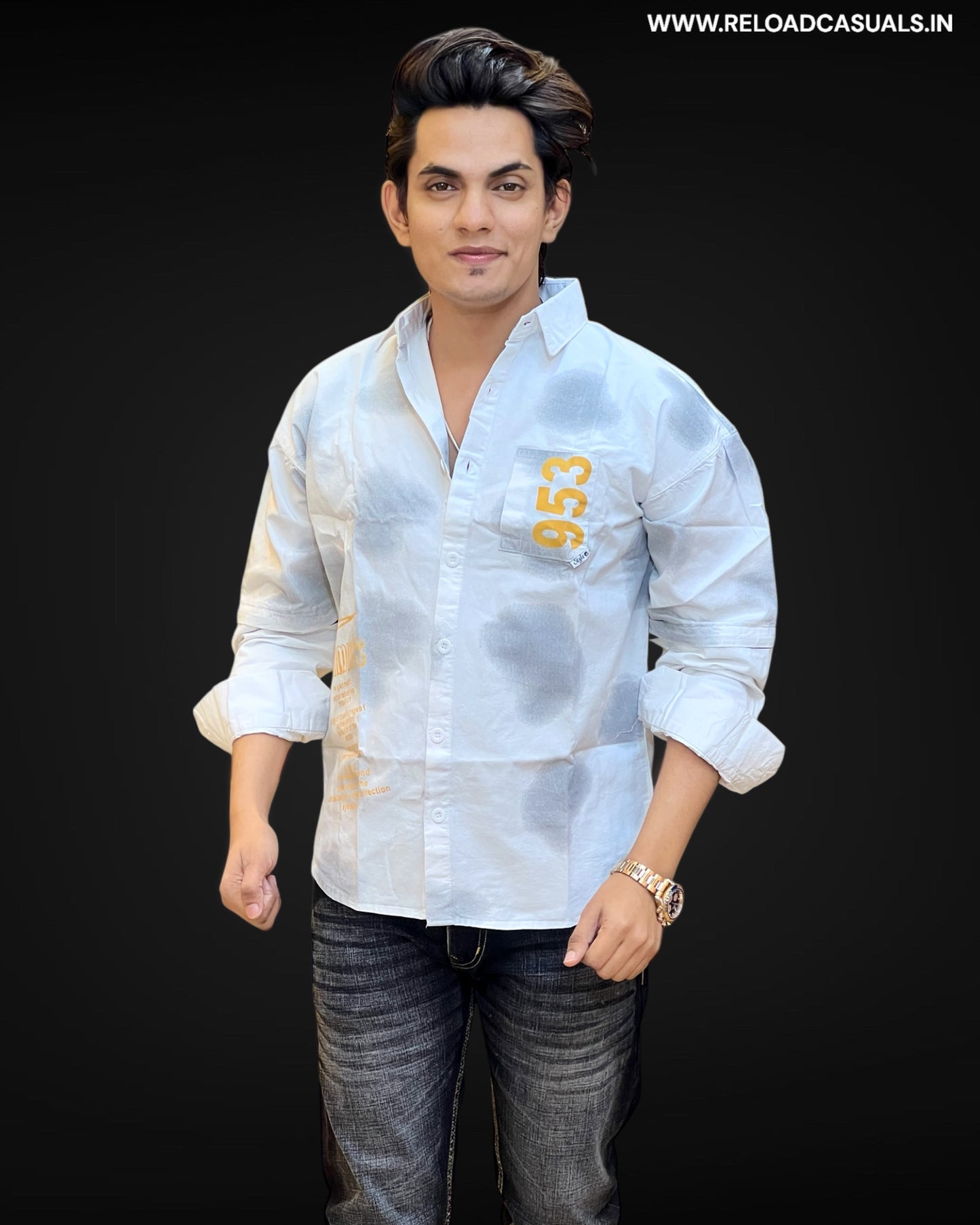 Grafitti Cloud Wash Shirt