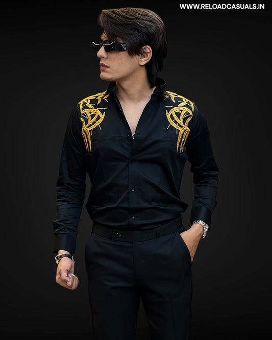 Thread Work Embroidered Shirt