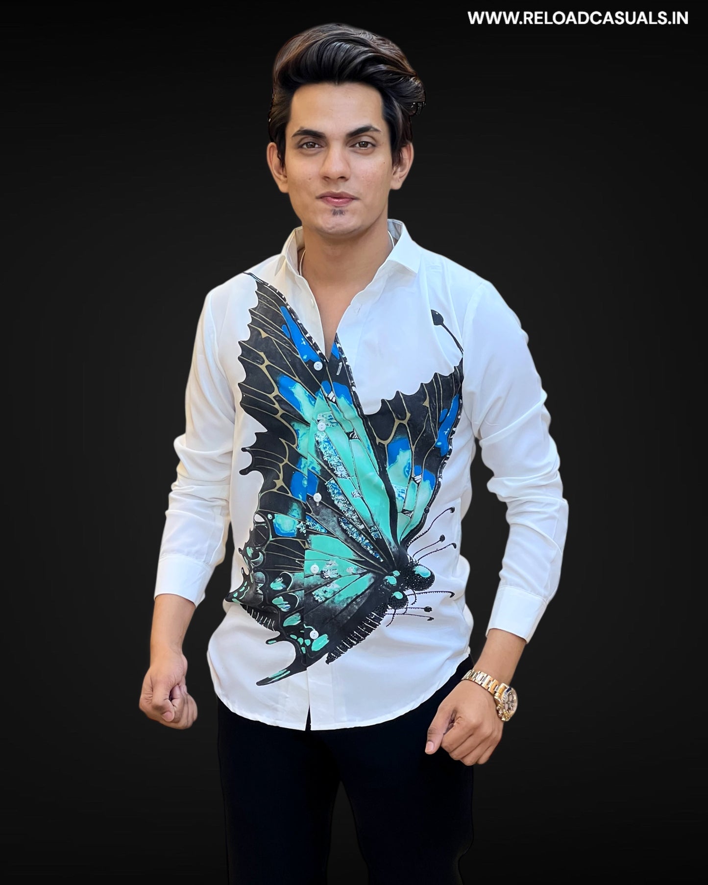 Butterfly Print Imp Shirt