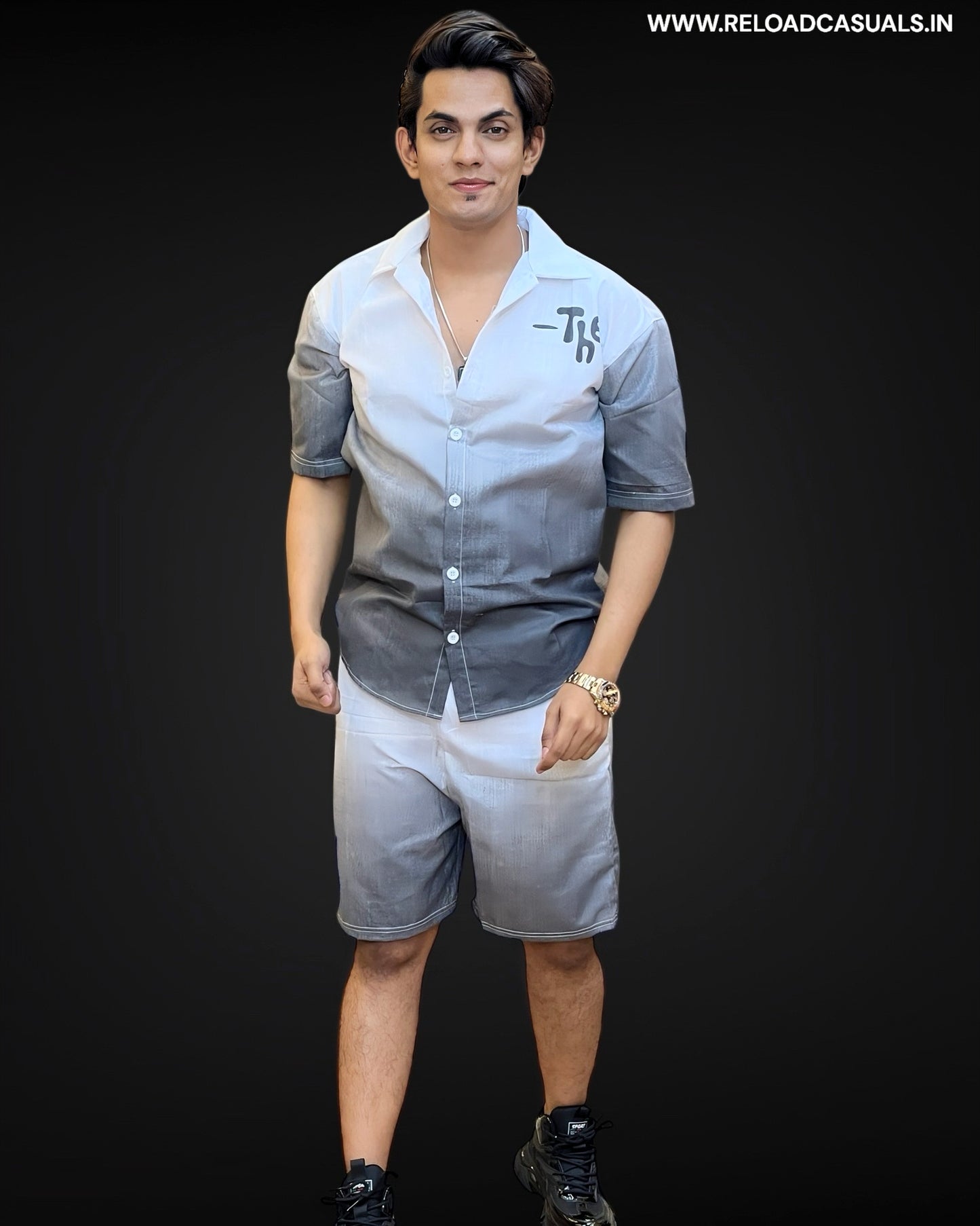 Dual Color Design Co-ord Set