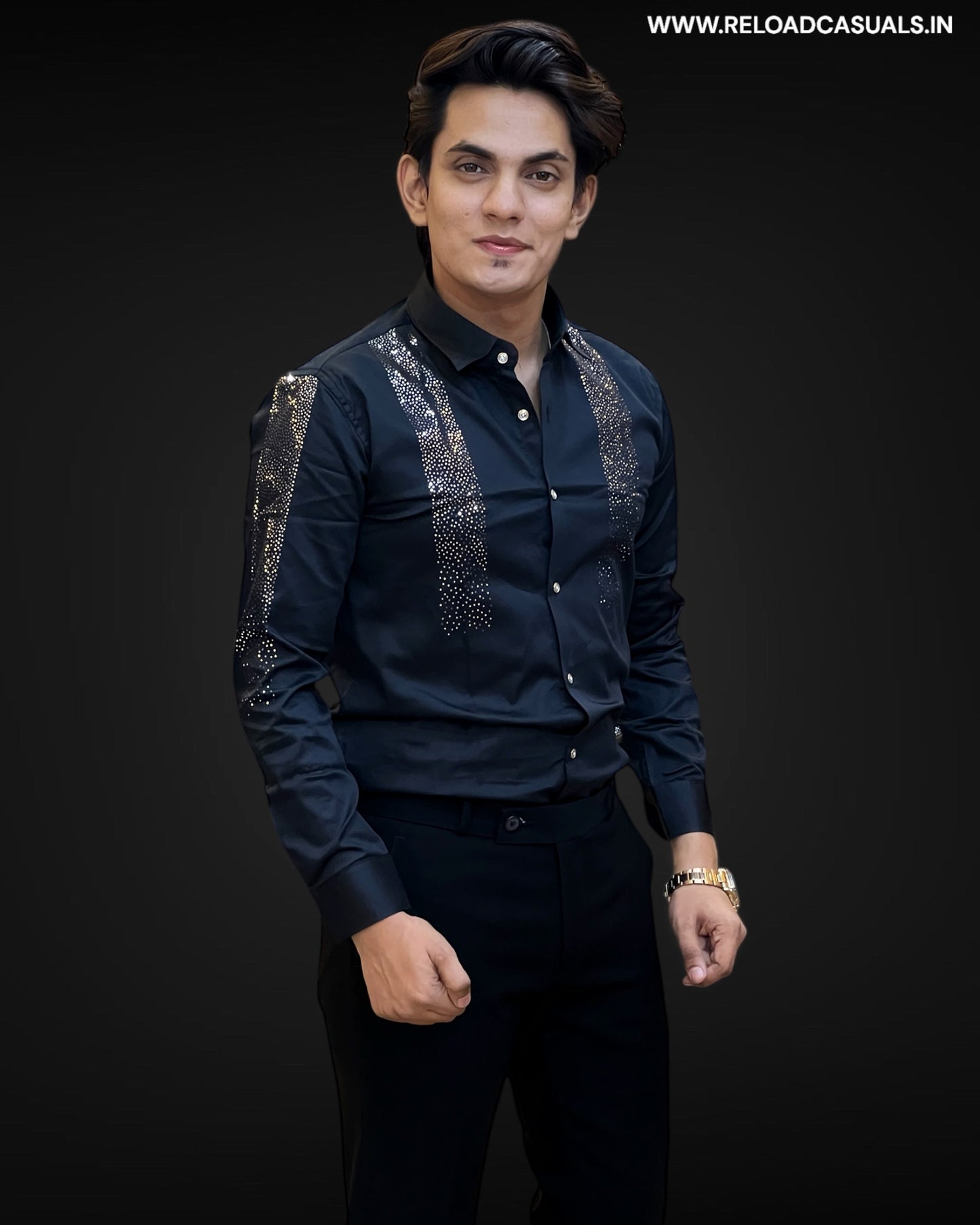 Hand Stripe Designer Shirt