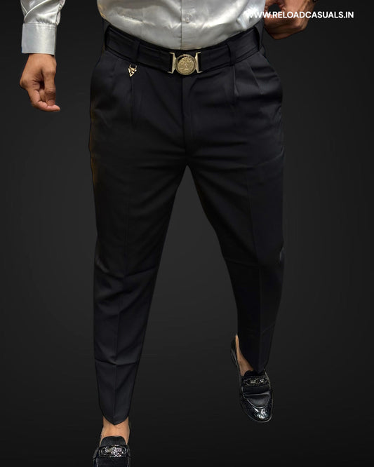 Center Belt Korean Fabric Pant
