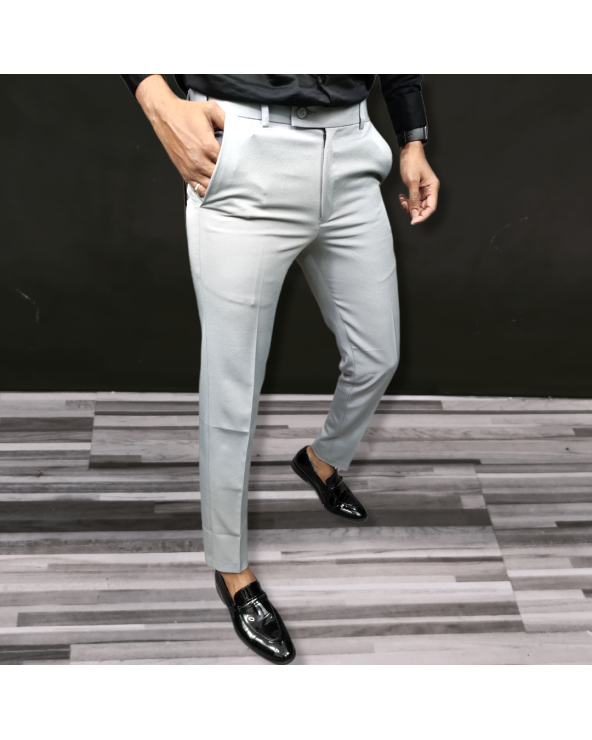 Adjustable Lycra Pant - Light Grey
